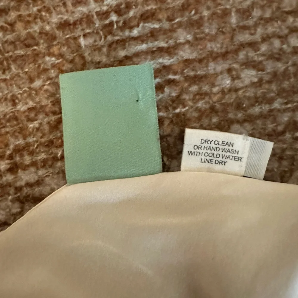 Light Cream 100% Silk Slip Dress - Women Intimates & Sleepwear - Picture 6 of 6